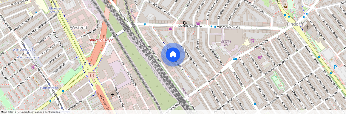 Würzburger Straße, 28215 Findorff - Findorff-Bürgerweide