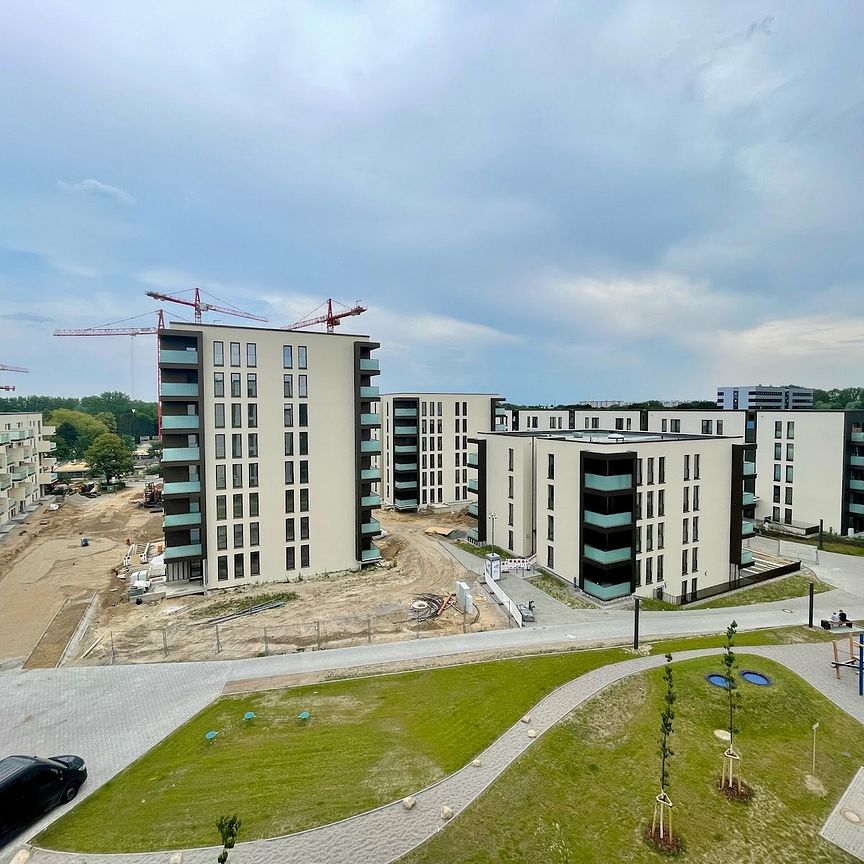 Noch zu errichtende 3-Zimmer-Wohnung mit Süd-/Westbalkon und offener Küche in Rostock-Lichtenhagen - Photo 1