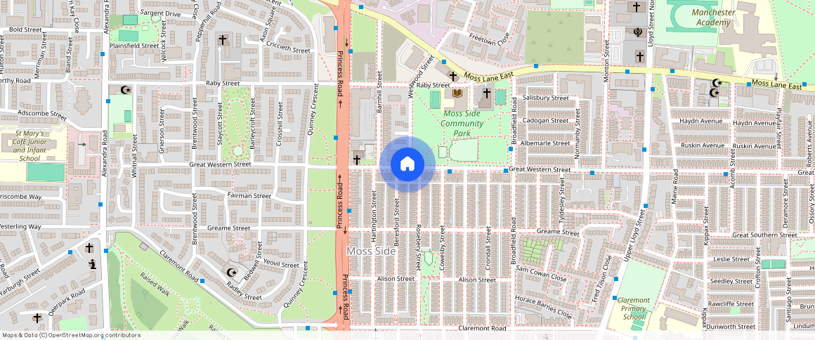 Great Western Street, Rusholme, Manchester, Greater Manchester, M14 4RA