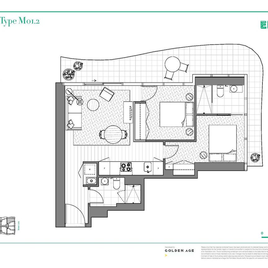 Furnished Two Bedroom Apartment with Albert Park View! - Photo 1