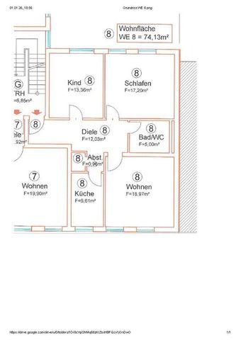 3-Zimmer-Wohnung mit Küche & Bad – Essen Zentrum - - Photo 2