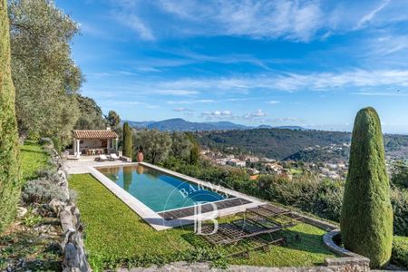 Vence - Exceptionnel mas en pierre avec vue panoramique mer et collines - Photo 2