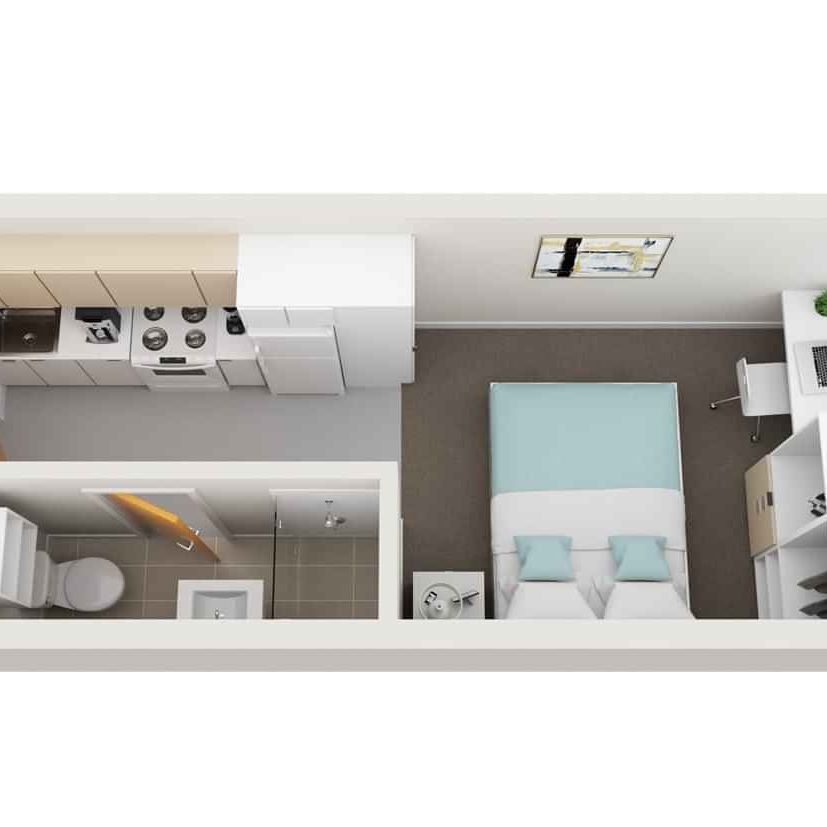 Large Studio with Conditioning - Photo 1