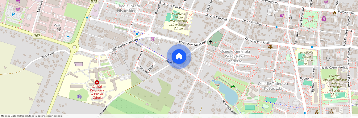 ul. Siesławska, Busko-Zdrój, Busko-Zdrój, buski, świętokrzyskie