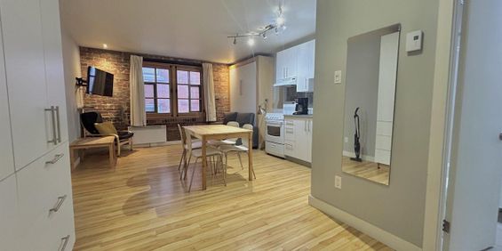 Colombier Loft Studio Entièrement Meublé à Louer Vieux-Québec Août 2026 - Photo 3