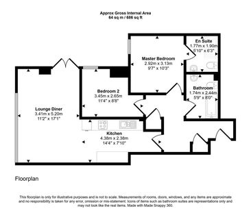 2 bed apartment to rent in NE1 - Photo 4