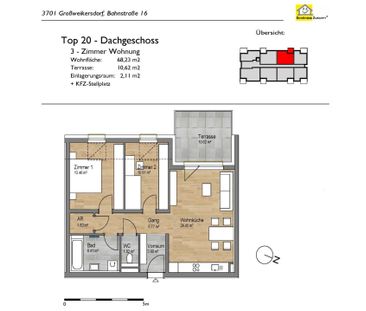 Großzügige Terrassenwohnung in Großweikersdorf - Foto 3