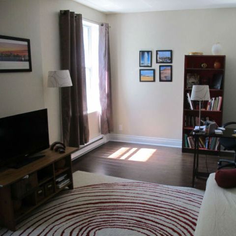Montréal – Appartement 3 1/2 rénové à louer sur Queen-Mary - Photo 1