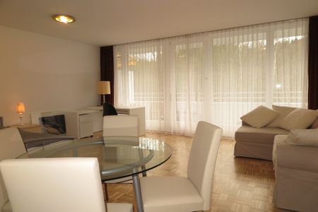 Fully furnished, bright 50 m², parquet flooring, large sunny balcony, EBK, well-kept residential complex, Bonn Muffendorf - Foto 3