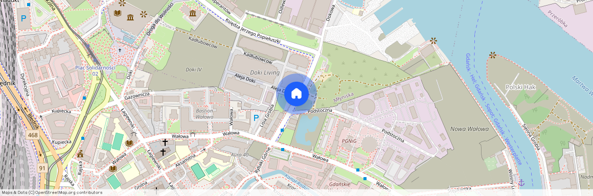 ul. Rybaki Górne, Młyniska, Gdańsk, pomorskie