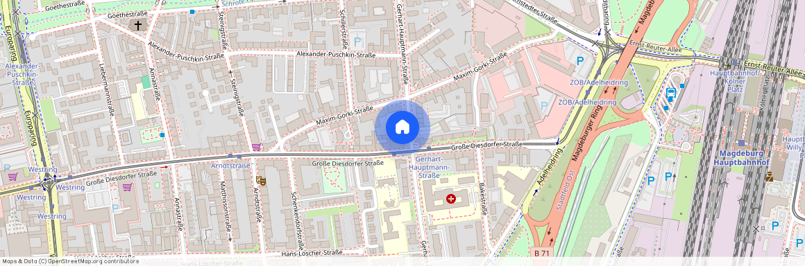 Gerhart-Hauptmann-Str. 34, 39108 Magdeburg OT Stadtfeld Ost