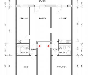 Umgebaute Familienwohnung in Hutholz - Photo 5
