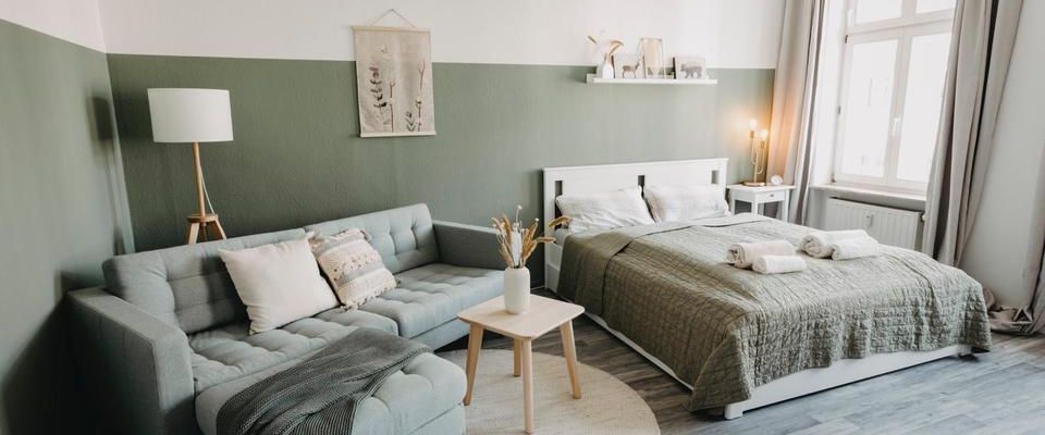 Möblierte 1-Raum-Wohnung mit luxuriöser Innenausstattung - Photo 1