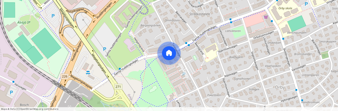 Gamla Huddingevägen, Stockholm