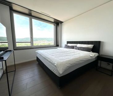 Helle 2.5-Zimmer-Wohnung mit Balkon und Stadtblick in Dietikon - Foto 3