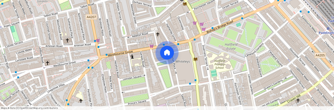 Kensington Gardens Square London W2, London, W2