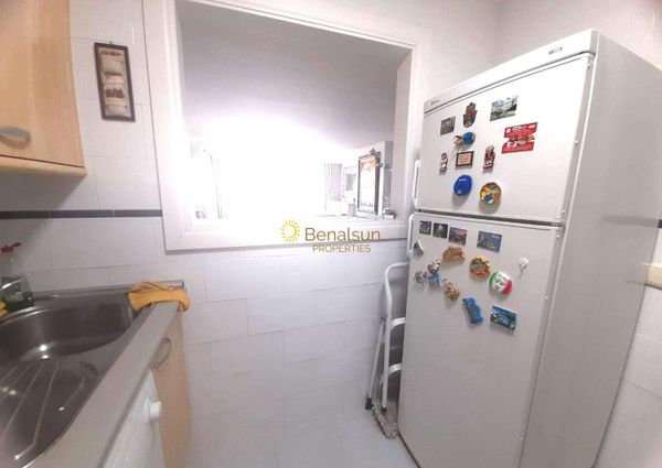 MID-SEASON. FOR RENT VACACIONAL2024 and from 1.10.2024-30.6.2025 Nice apartment with sea views ON 1ST LINE BEACH IN BENALMADENA