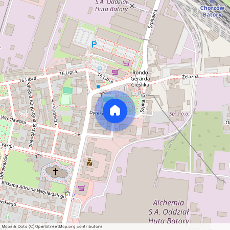 ul. Dyrekcyjna, Chorzów Batory, Chorzów, śląskie