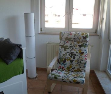Sonnige, ruhige Einzimmer-Wohnung, großer Balkon, vollmöbliert - Foto 3