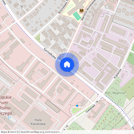 ul. Karmelkowa, Oporów, Fabryczna, Wrocław, dolnośląskie