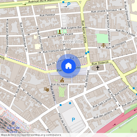 Place Jean Jaurès, Lens