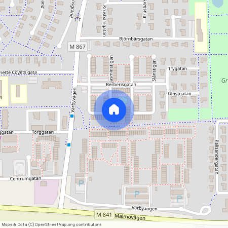 Fläderstigen 1, Bara