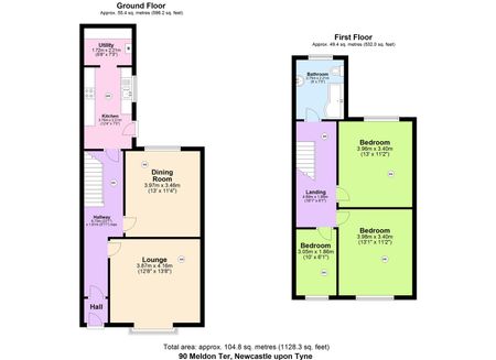 2 bed terraced house to rent in Meldon Terrace, Heaton - Photo 3
