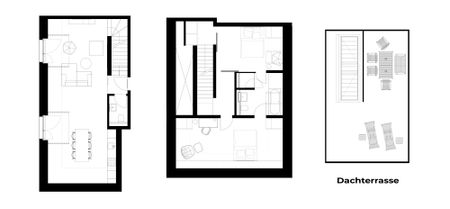 4min zum HB - möblierte 3.5 Zimmerwohnung mit Dachterasse - Photo 2