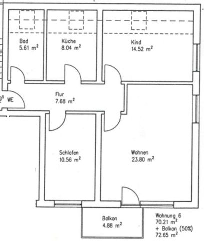 3 Zimmer, neue EBK, Süd-Balkon in BS-Bevenrode - Foto 5