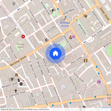 Charlotte Street, Fitzrovia, W1T