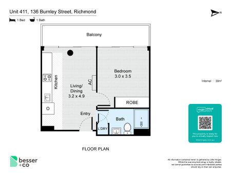 411/136 Burnley Street, Richmond VIC 3121 - Apartment For Rent | Domain - Photo 5