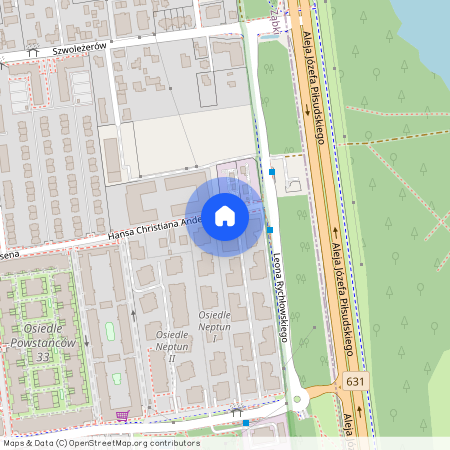 Hansa Christiana Andersena 44, Wołomiński (pow.), Ząbki