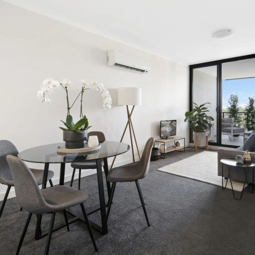 Bright Two Bedroom Apartment in Prime Strathfield Location - with 2 Car Space, Study area and new timber flooring - Photo 1