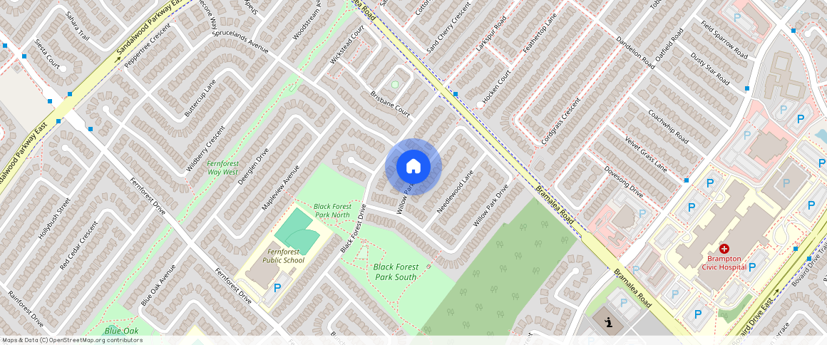 ** Willow Park Drive, Brampton