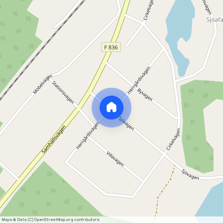 Herrgårdsvägen, Fredriksdal