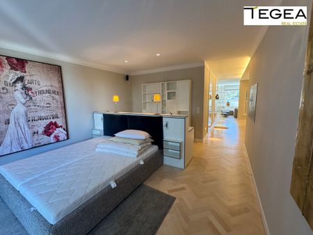 Modernes Design-Studio mit Loggia und Balkon in ruhiger Grünoase - teilweise möbliert - Foto 5