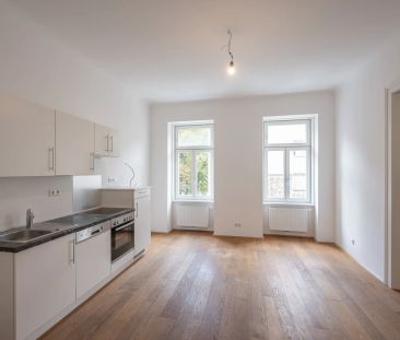 Altbauwohnung mit Wohnküche und 1 Schlafzimmer | U1 Anbindung | unb... - Foto 3