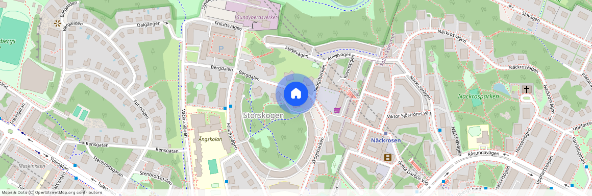 Storskogen, Bergdalen 1