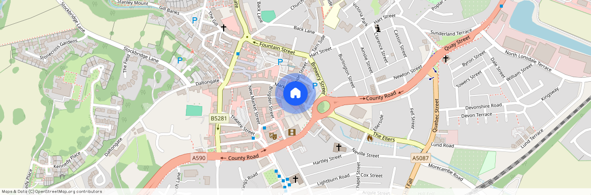 Flat 2 Gillam House, Ulverston, Cumbria, LA12 7LT