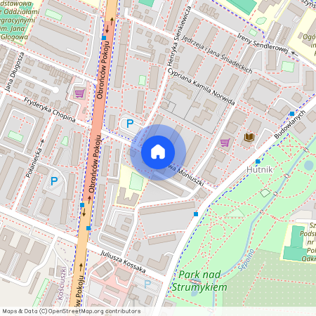 ul. Stanisława Moniuszki, Głogów, głogowski, dolnośląskie