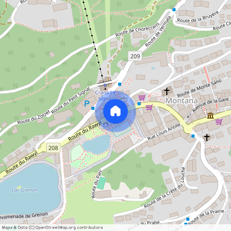 Centre, Lac Grenon, 3963 Crans-Montana