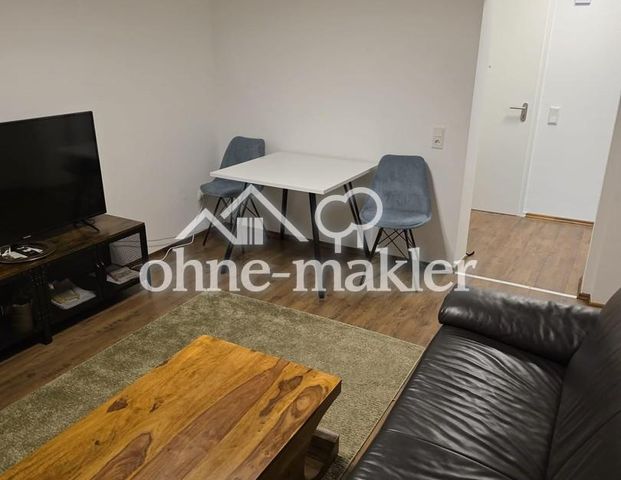 2 Zimmer voll möbliert EG Wohnung - Foto 1