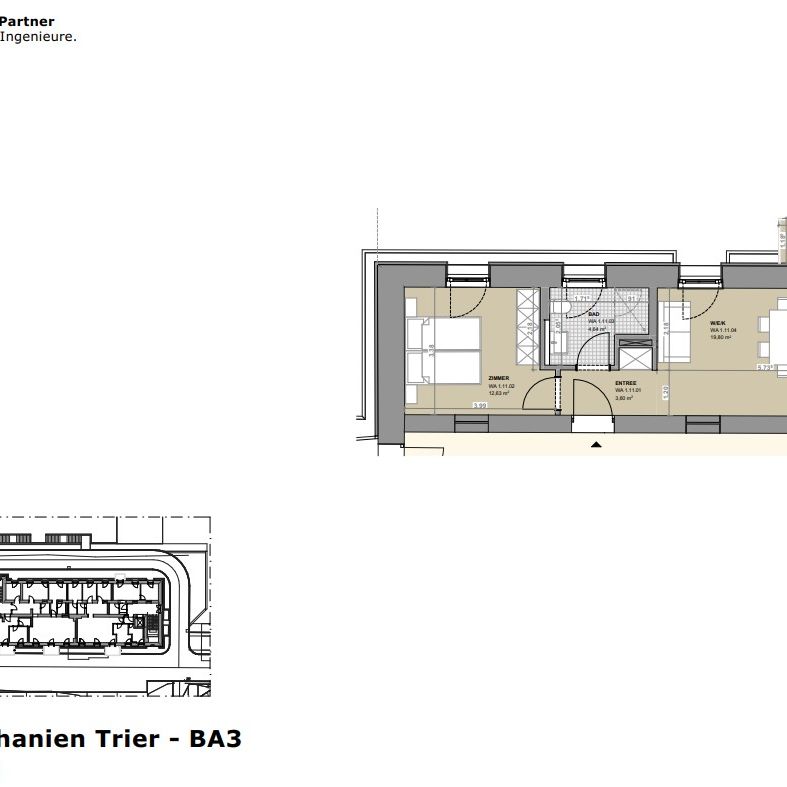 Quartier Bethanien – Moderne 2-Zimmer-Wohnung in historischer Klosteranlage - Photo 1