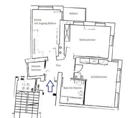 ** 2-Raum-Wohnung mit Balkon und EBK ** - Foto 3