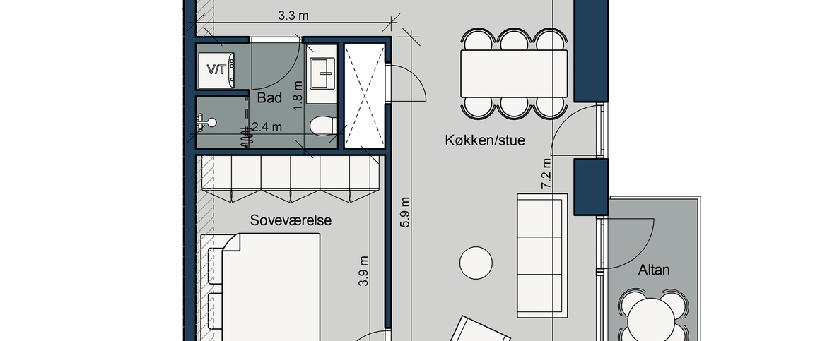 Østre Havnepark 29, 2. tv. - Photo 1