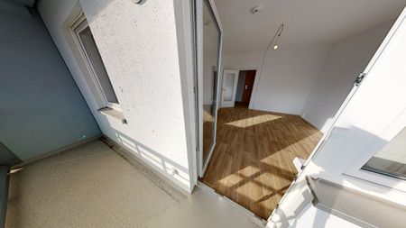 Barrierearme 1-Raum-Wohnung mit Balkon und Einbauküche - Foto 2