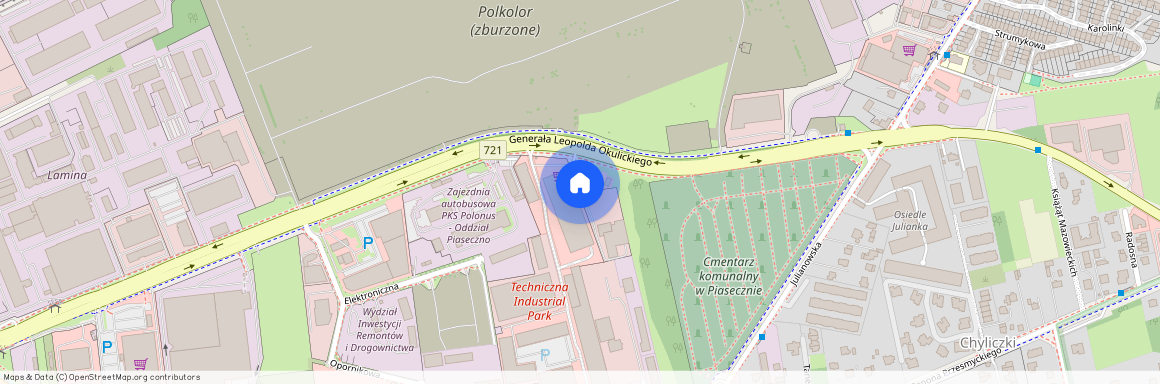 Piaseczyński, Piaseczno, Okulickiego