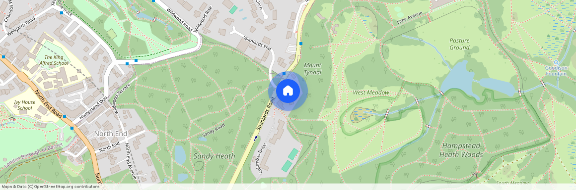 Mount Tyndal, Spaniards Road, NW3