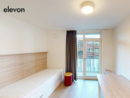 Voll möbliert und in bester Lage - Stilvoll eingerichtetes 1-Zimmer-Apartment im elevon! - Photo 2