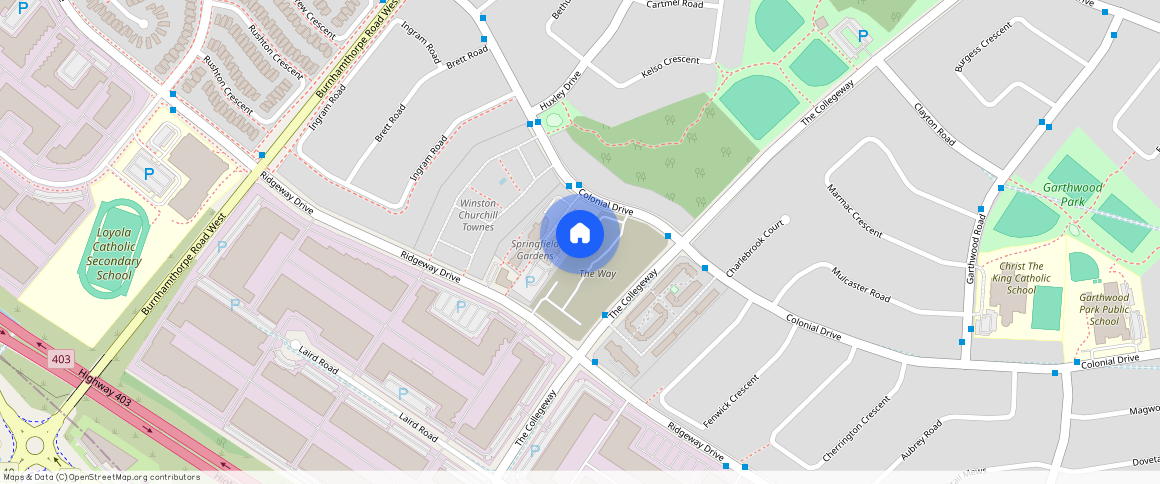 ** Colonial Drive, Mississauga